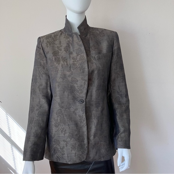 EUC Layfayette 148 NY neutral mohair mix blazer - Picture 2 of 13